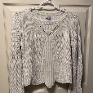 Knitted crop sweater